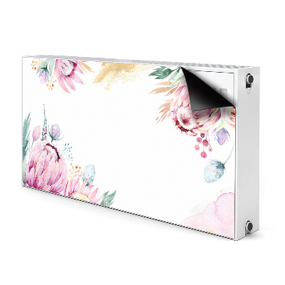 Magnetische bedrukte mat Bloemenframe