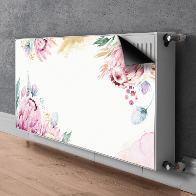 Magnetische bedrukte mat Bloemenframe