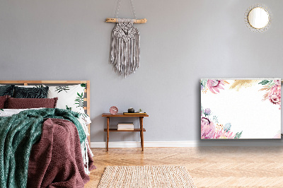 Magnetische bedrukte mat Bloemenframe