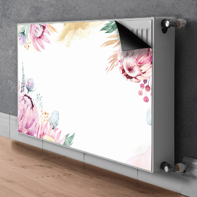 Magnetische bedrukte mat Bloemenframe