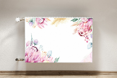 Magnetische bedrukte mat Bloemenframe