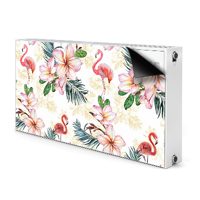 Decoratieve radiatormat Vlammen in bloemen