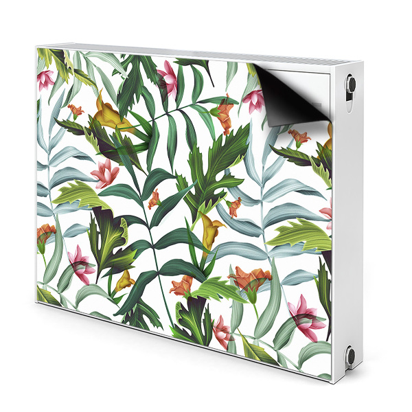 Magnetische radiatormat Tropische flora