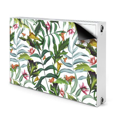 Magnetische radiatormat Tropische flora