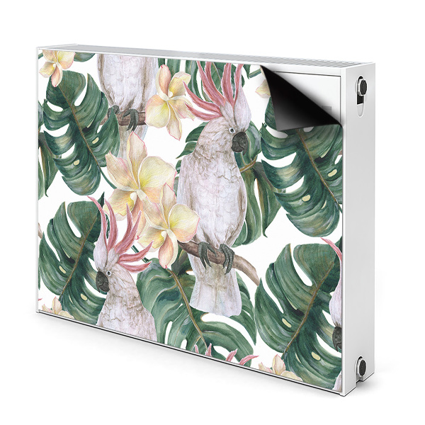 Magnetische radiatormat Tropische papegaaien