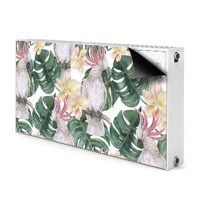 Magnetische radiatormat Tropische papegaaien
