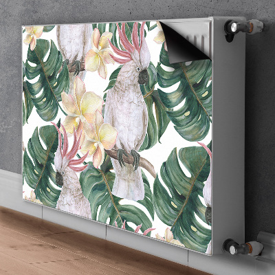 Magnetische radiatormat Tropische papegaaien