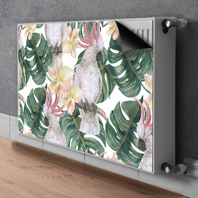 Magnetische radiatormat Tropische papegaaien