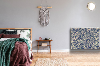 Magnetische mat voor de radiator Blauwe bloem