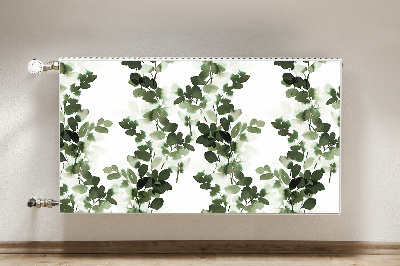 Decoratieve radiatormagneet Groene bladeren