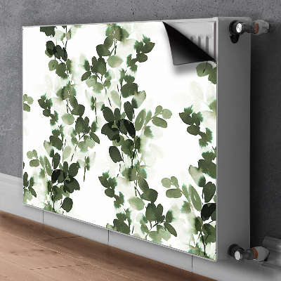 Decoratieve radiatormagneet Groene bladeren