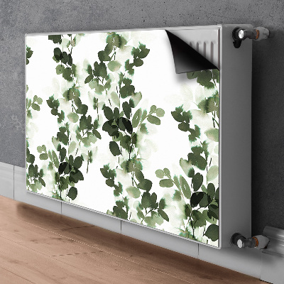 Decoratieve radiatormagneet Groene bladeren