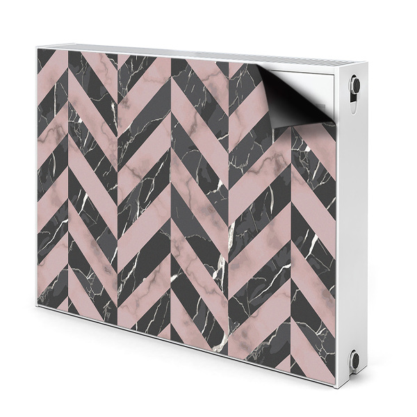 Magnetische mat voor de radiator Marmeren loftstijl