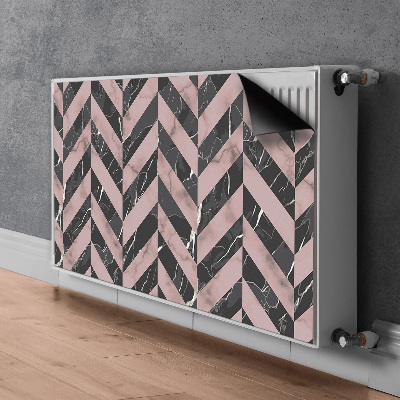 Magnetische mat voor de radiator Marmeren loftstijl