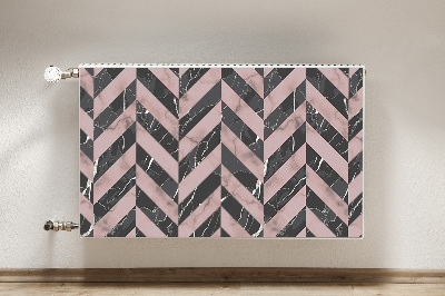 Magnetische mat voor de radiator Marmeren loftstijl