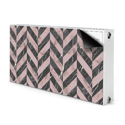 Magnetische mat voor de radiator Marmeren loftstijl