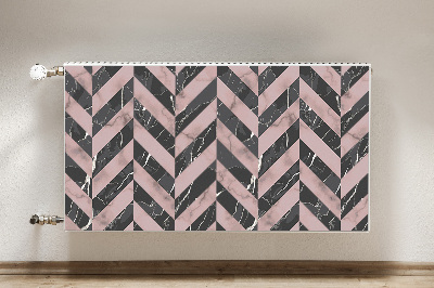 Magnetische mat voor de radiator Marmeren loftstijl