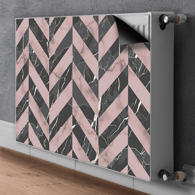 Magnetische mat voor de radiator Marmeren loftstijl