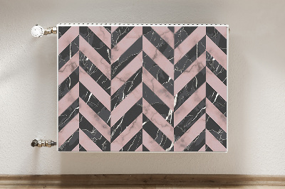 Magnetische mat voor de radiator Marmeren loftstijl