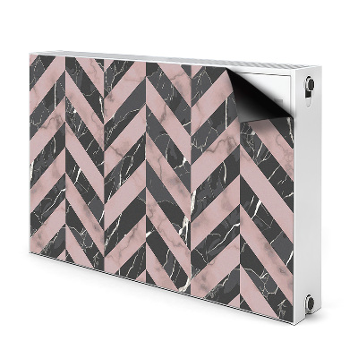 Magnetische mat voor de radiator Marmeren loftstijl