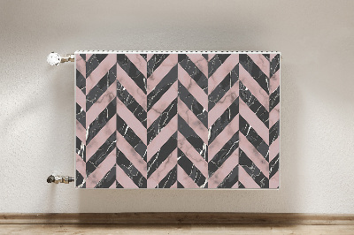 Magnetische mat voor de radiator Marmeren loftstijl