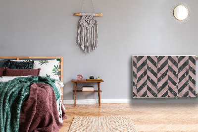 Magnetische mat voor de radiator Marmeren loftstijl