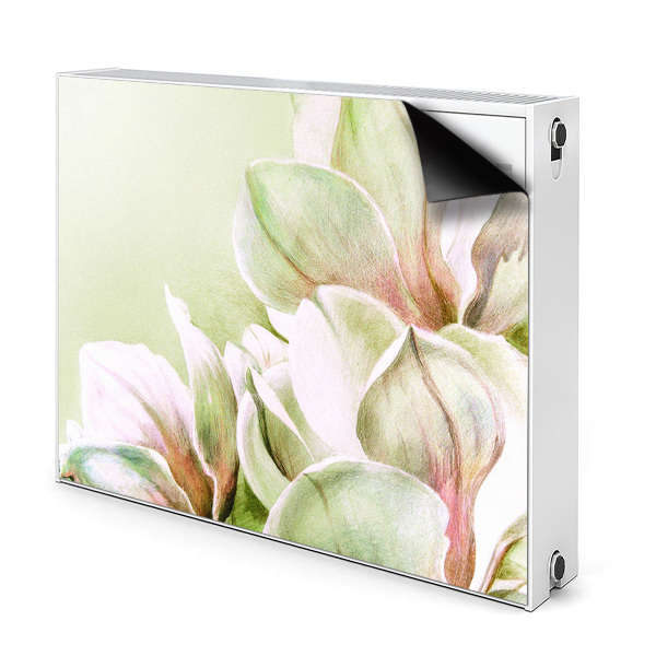 Magnetische bedrukte mat Magnolia-bloemen