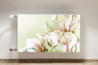 Magnetische bedrukte mat Magnolia-bloemen