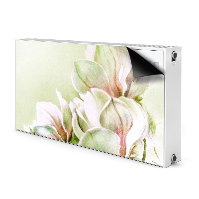 Magnetische bedrukte mat Magnolia-bloemen