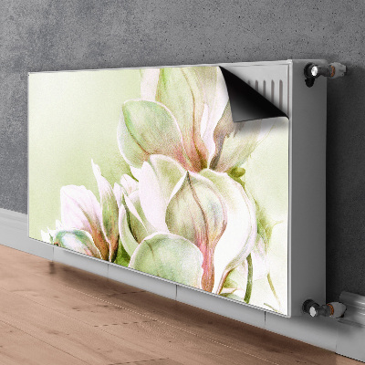 Magnetische bedrukte mat Magnolia-bloemen