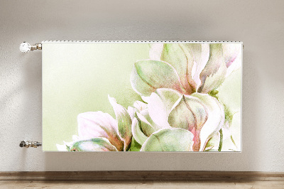 Magnetische bedrukte mat Magnolia-bloemen