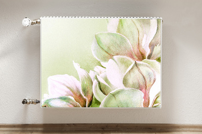 Magnetische bedrukte mat Magnolia-bloemen