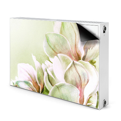Magnetische bedrukte mat Magnolia-bloemen