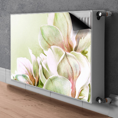 Magnetische bedrukte mat Magnolia-bloemen