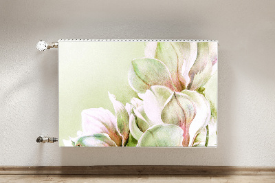 Magnetische bedrukte mat Magnolia-bloemen