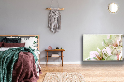 Magnetische bedrukte mat Magnolia-bloemen