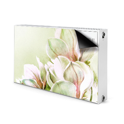 Magnetische bedrukte mat Magnolia-bloemen
