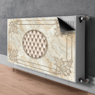 Decoratieve radiatormat Elegant marmerpatroon