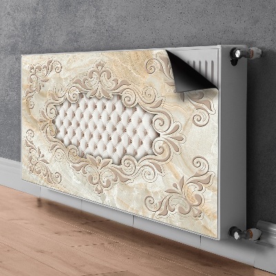 Magnetische mat voor de radiator Gewatteerd glamourpatroon