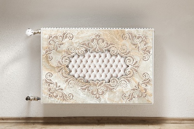Magnetische mat voor de radiator Gewatteerd glamourpatroon