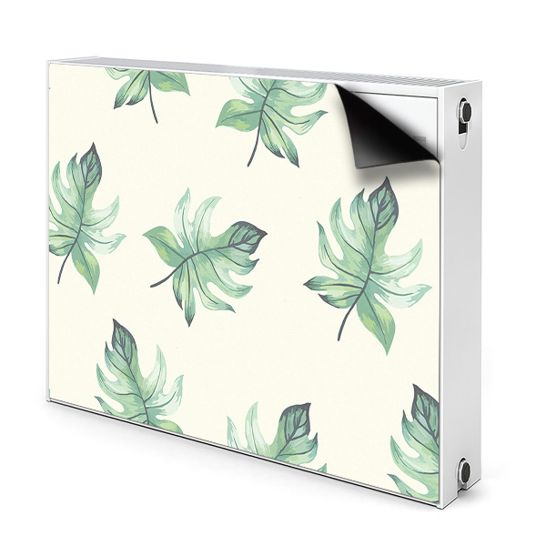 Magnetische radiatormat Tropische bladeren