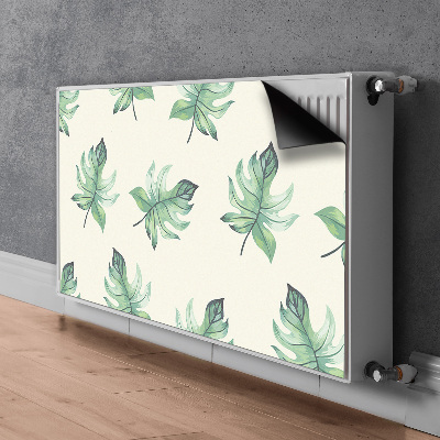 Magnetische radiatormat Tropische bladeren