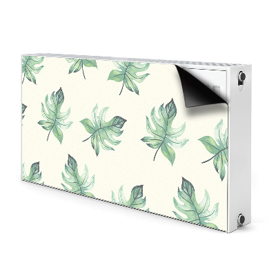 Magnetische radiatormat Tropische bladeren