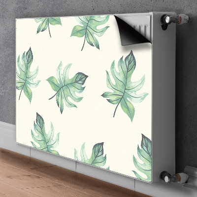 Magnetische radiatormat Tropische bladeren