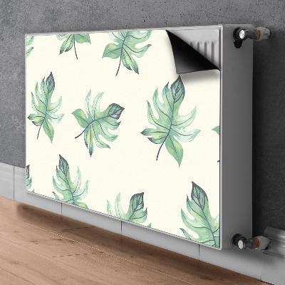 Magnetische radiatormat Tropische bladeren