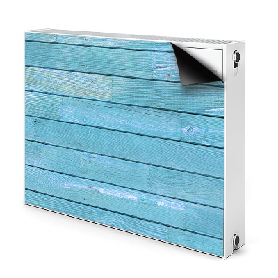 Decoratieve radiatormat Blauwe planken