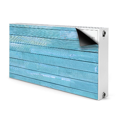 Decoratieve radiatormat Blauwe planken