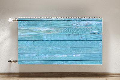 Decoratieve radiatormat Blauwe planken