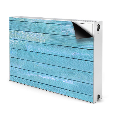 Decoratieve radiatormat Blauwe planken