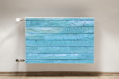 Decoratieve radiatormat Blauwe planken